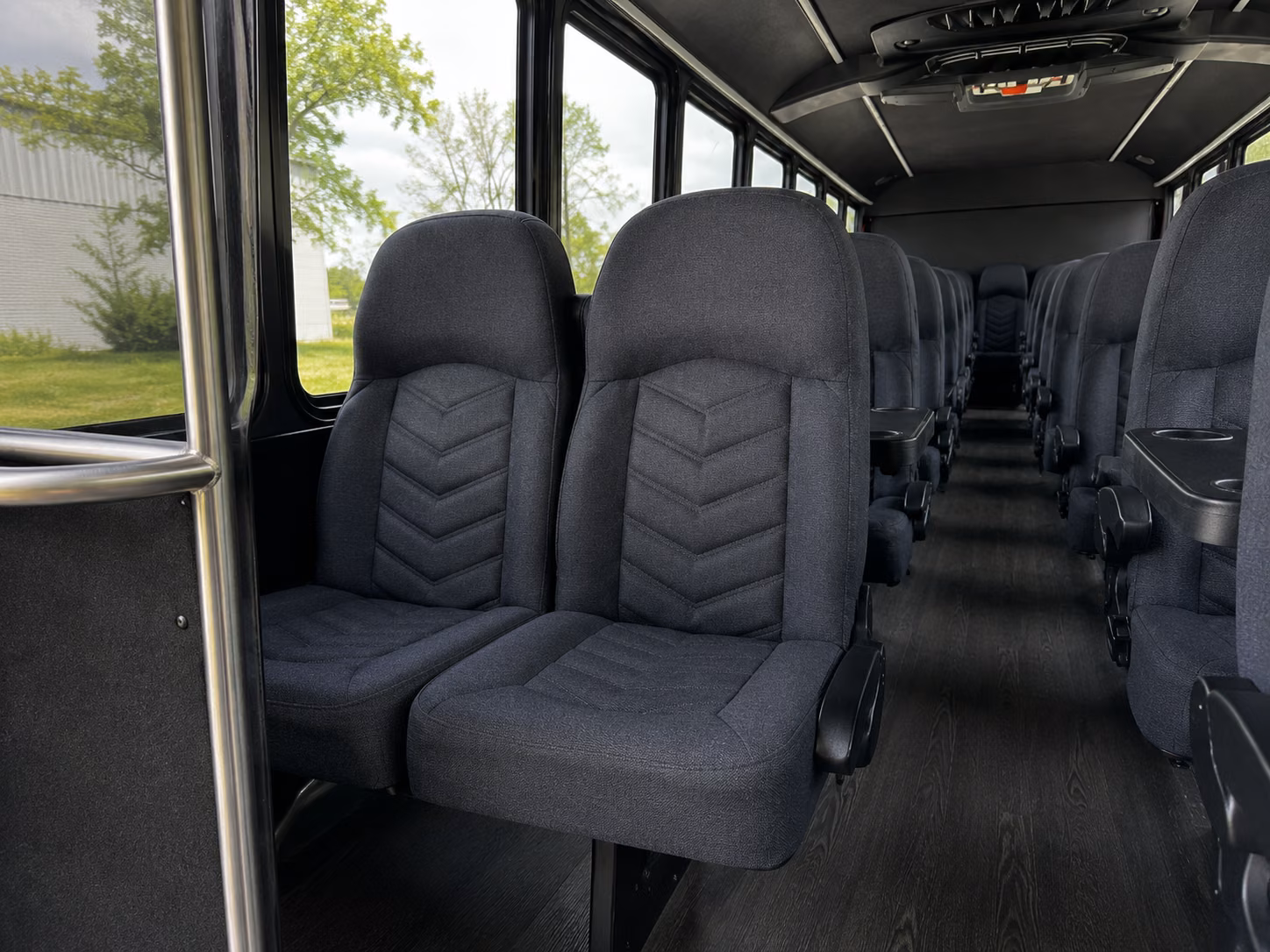 peoria 18 passenger minibus inside