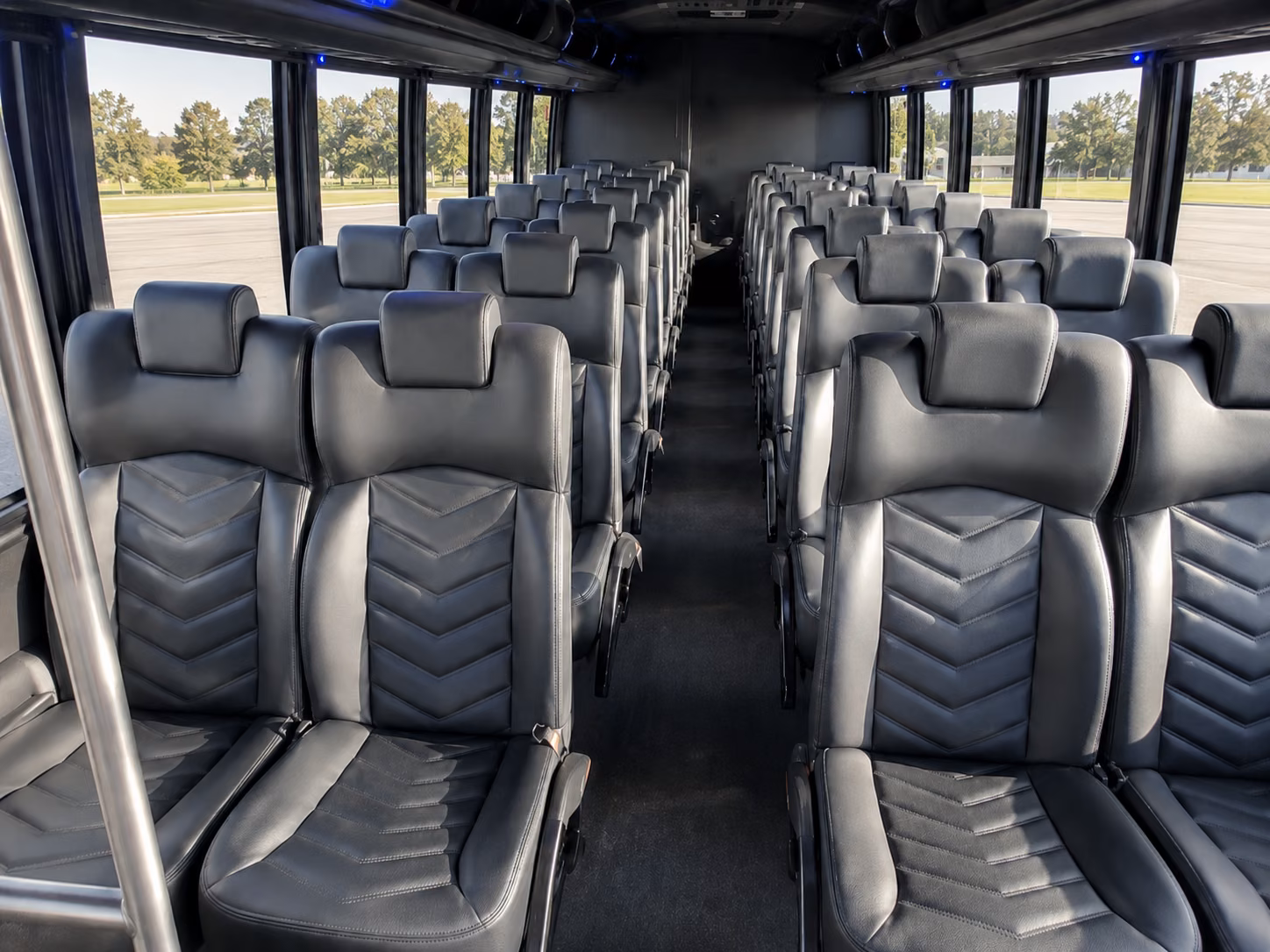 peoria 20 passenger minibus interior