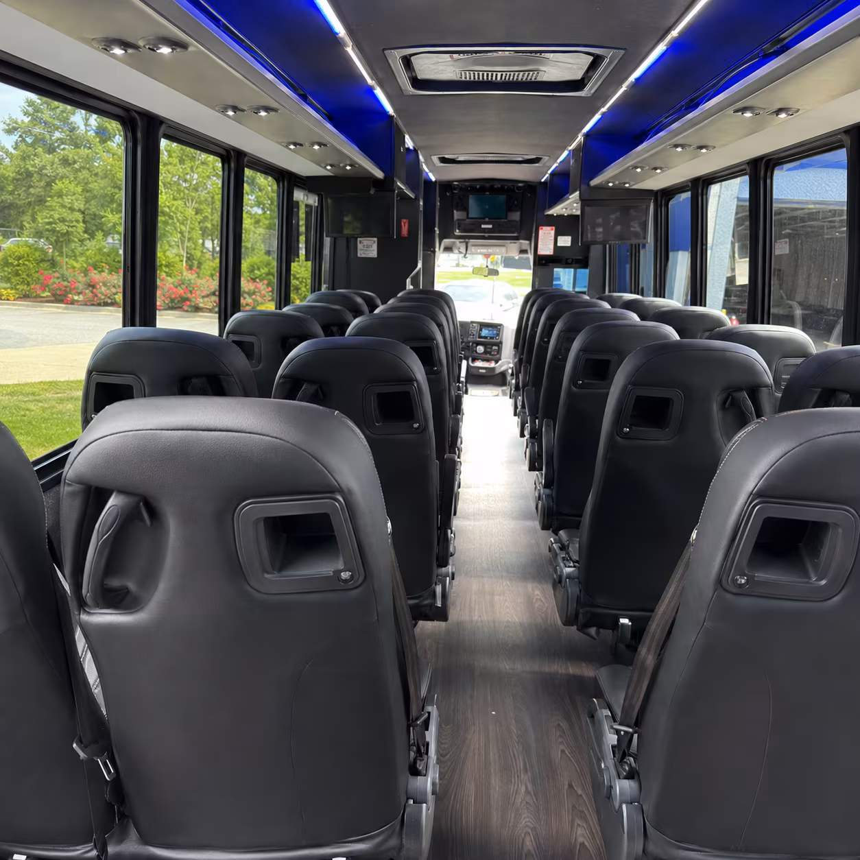 peoria 30 passenger minibus inside