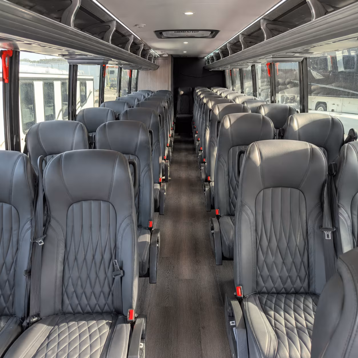 peoria 30 passenger minibus interior