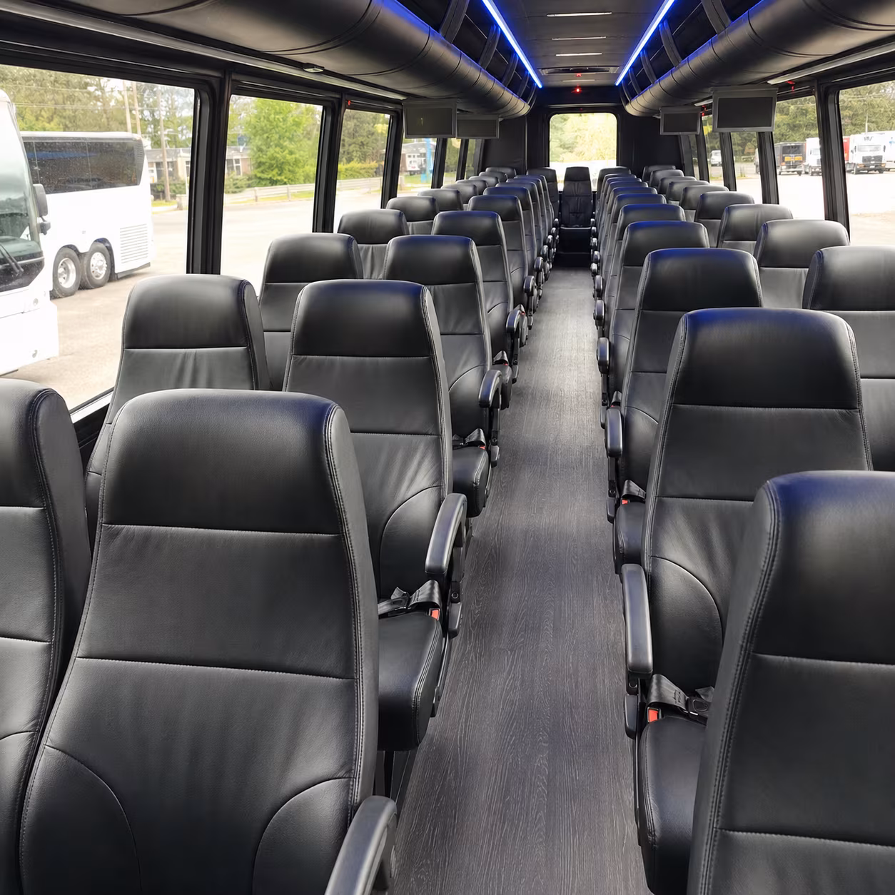 peoria airport transportation onboard seating