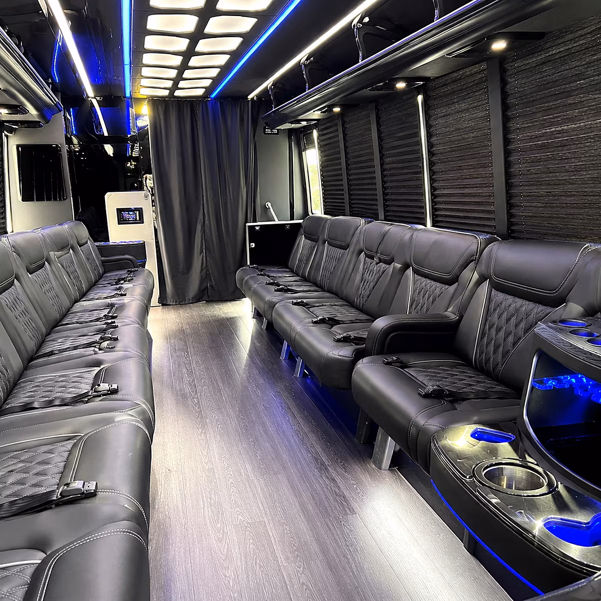 peoria party bus inside