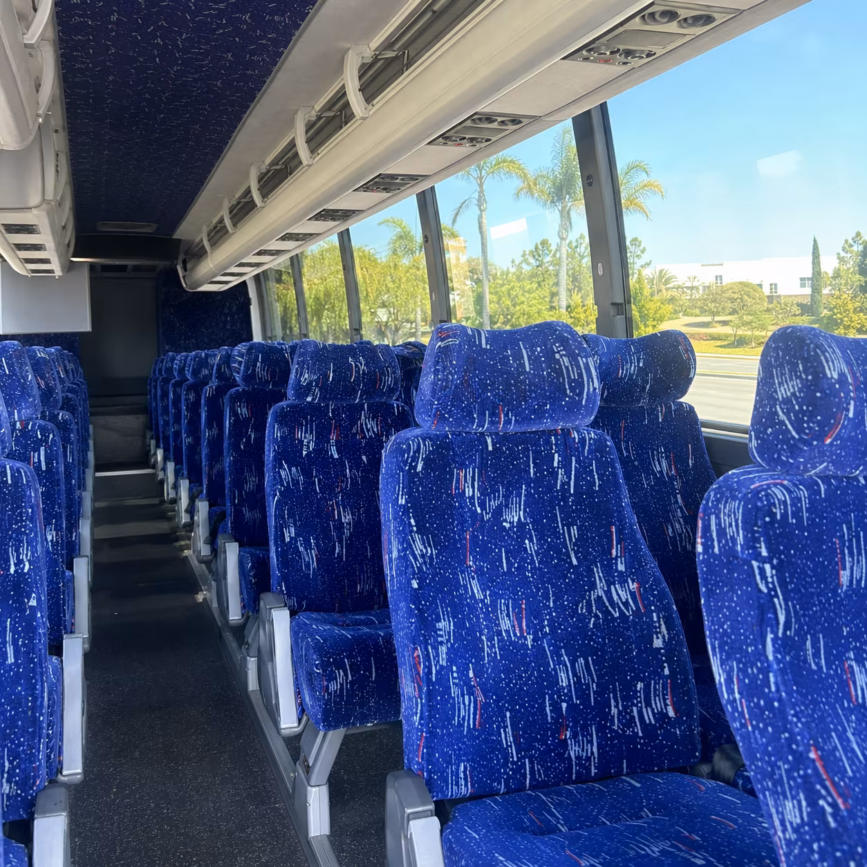 peoria religious group transportation onboard seating