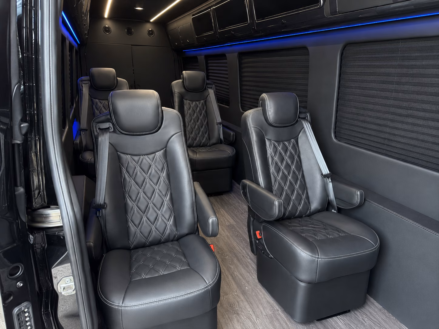 peoria sprinter van with driver inside